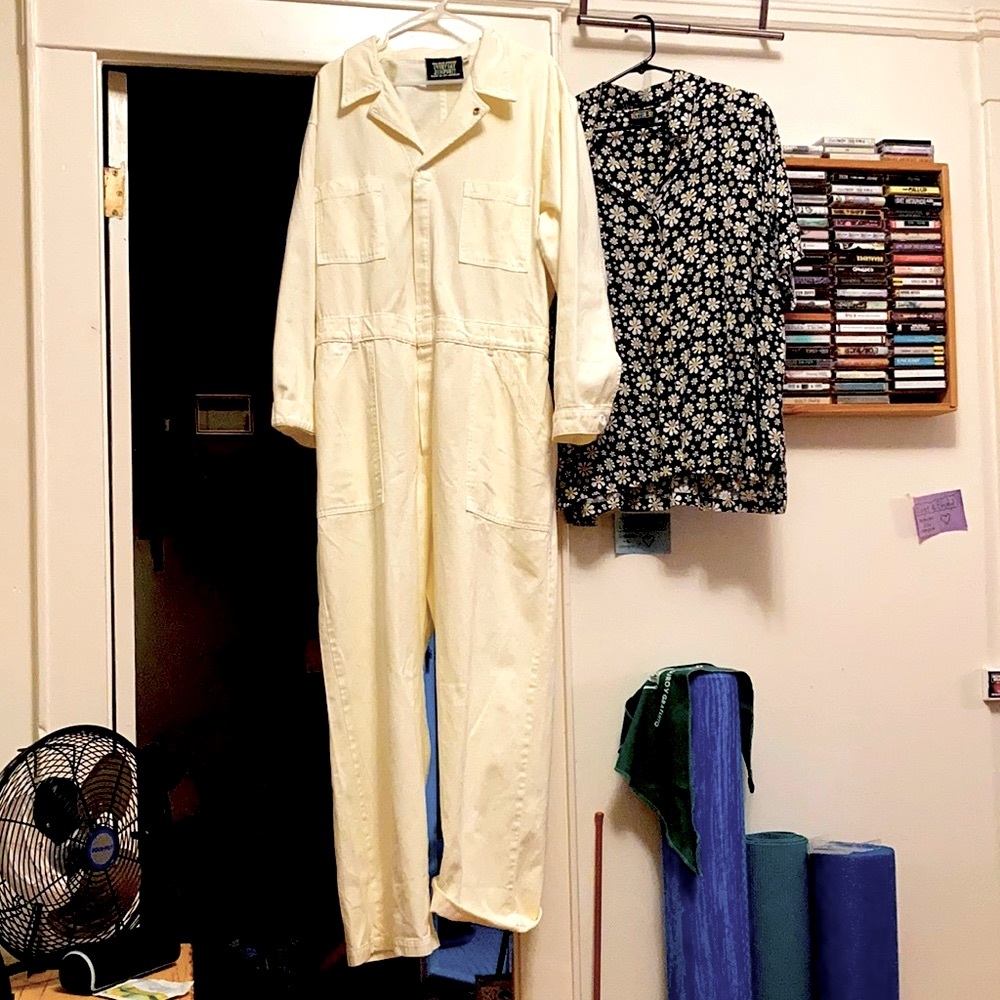 big bud press jumpsuit, white 3x